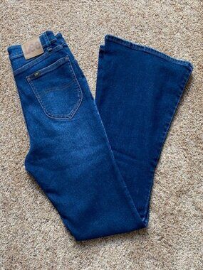 Lee High Rise Flare Jeans - Size 28